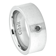 Load image into Gallery viewer, 8mm Pipe-cut Brushed Center Wedding Band Ring