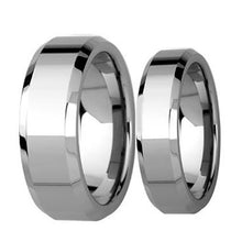 Load image into Gallery viewer, His &amp; Hers High Polished Tungsten Ring Set