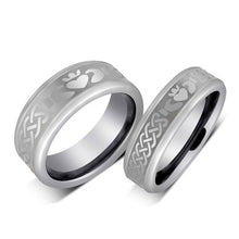 Load image into Gallery viewer, His &amp; Hers Tungsten Laser Engraved Tungsten Rings