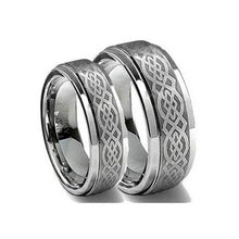 Load image into Gallery viewer, His &amp; Hers Tungsten Laser Ring Set