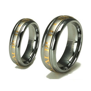 His & Hers Tungsten Ring's Set