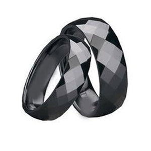 His & Hers Tungsten Scratch Resistant Ring Set