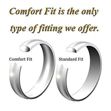 Load image into Gallery viewer, 7mm White IP Plated Titanium Ring Brushed Center Shiny Milgrain Edge Wedding Band Ring